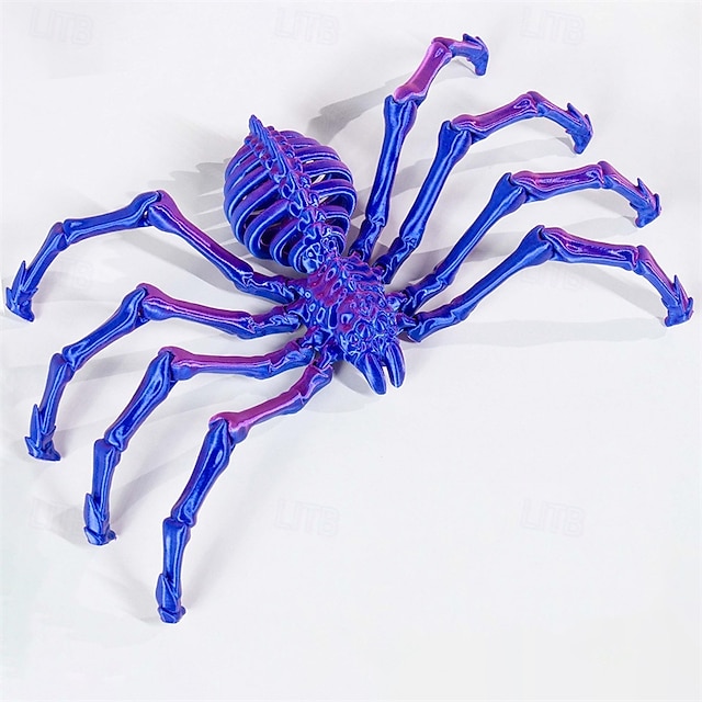  3d-trykte edderkopper for barn voksne 3d-trykte dinosaur-fidget-leker dekor for stressavlastning
