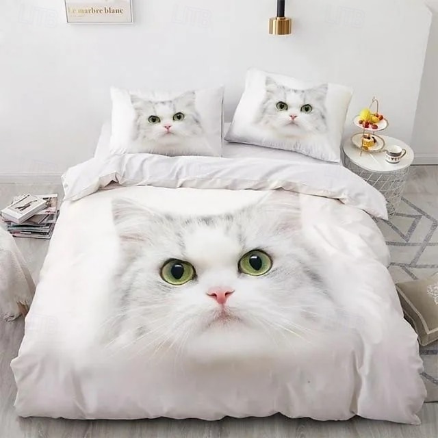  כיסוי ד duvet מותאם אישית 3 חלקים עם טקסט תמונה מתנות מותאמות אישית סט כריות עם 2 ציפיות
