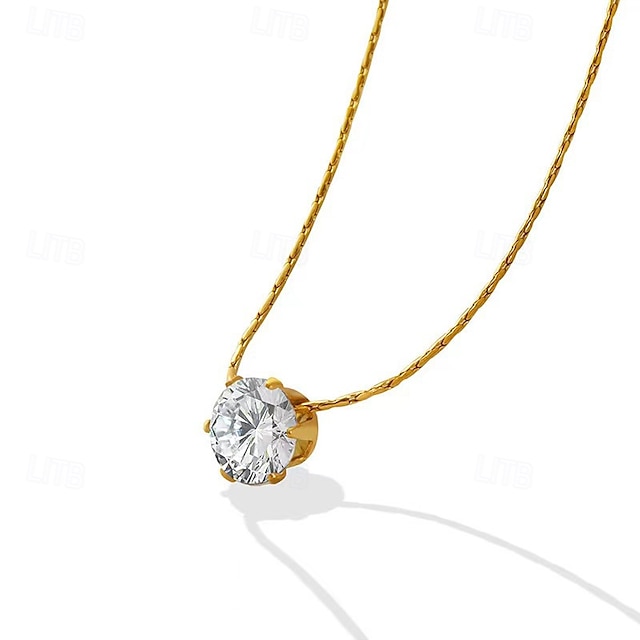  Collier Chrome Femme Luxe Géométrique Forme Géométrique Colliers Tendance Pour Soirée