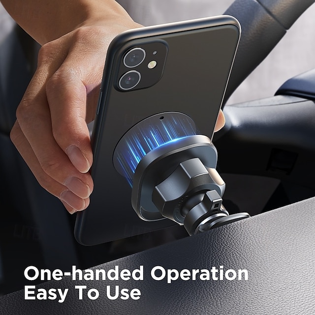  רכב Vent Phone Mount ניתן לסיבוב מגנטי מחזיק טלפון ל מכונית מותאם ל הכל טלפון נייד אביזר לשיחת טלפון