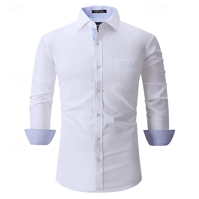 Chemise Classique Rayée Rose à Manches Longues Vector Cartoon | Vecteur Chemise Classique Rayée Rose à Manches Longues Vector Cartoon | Vecteur