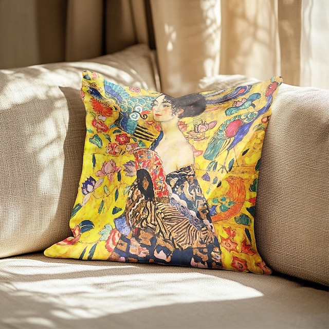  1 sett med 5 stk kastepute dekker moderne dekorativ kast putevar pute tilfelle for rom soverom sovesofa bil, 18 * 18 tommer 45 * 45 cm