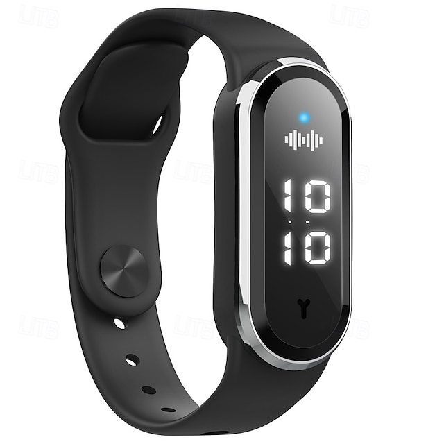  Bracelet anti-statique sans fil – Bracelet de décharge électrostatique avec répulsif à moustiques et affichage de l'heure pour une utilisation hivernale
