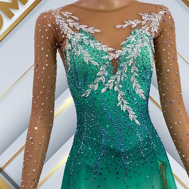 ice gold and green dress High-Neck Princesa Quinceaera Dress PR12262 Forest/Rose Gold / 00