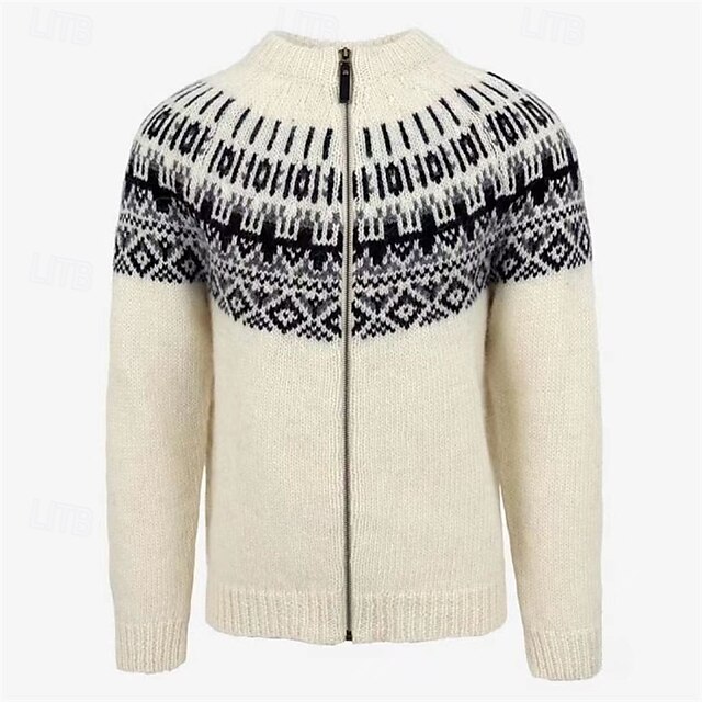  Herren Strickjacke Kurzer Pullover Zip Pullover Reißverschluss Strickpullover Gerippt Stricken Normale Oberteile Patchwork Tasche Farbblock Ständer Modisch Klassisch Urlaub Freizeitskleidung