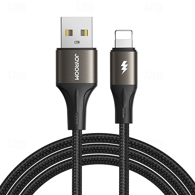  Joyroom Καλώδιο Lightning 30W 6,6 πόδια 3,9 πόδια USB A σε Lightning 3 A Γρήγορη φόρτιση Νάιλον πλεγμένο Ανθεκτικό Αντιδιπλούμενο Για iPhone Αξεσουάρ Κινητού Τηλεφώνου