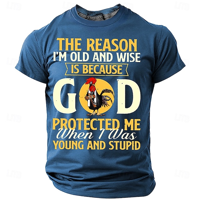  Men's Chick Funny T Shirt Short Sleeve T shirt 3D Print Crew Neck Shirt Fashion Daily Street Daily Black Blue Green Summer Spring Clothing Apparel S M L XL XXL XXXL