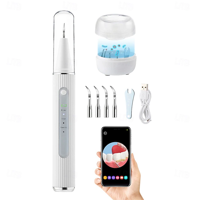 Détartreur Dentaire à Ultrasons Maison Blanchiment Des Dents Nettoyant Soin Calcul Des Dents Remover Sonic Stains Tartar Tool Dentiste Hygiene Buccale Détartreur Dentaire à Ultrasons Maison Blanchiment Des Dents Nettoyant Soin Calcul Des Dents Remover Sonic Stains Tartar Tool Dentiste Hygiene Buccale