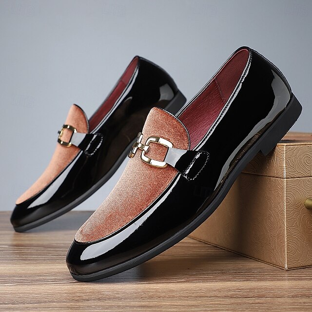 Men's Cheetah Slip On Leather Stylish Dress Loafer