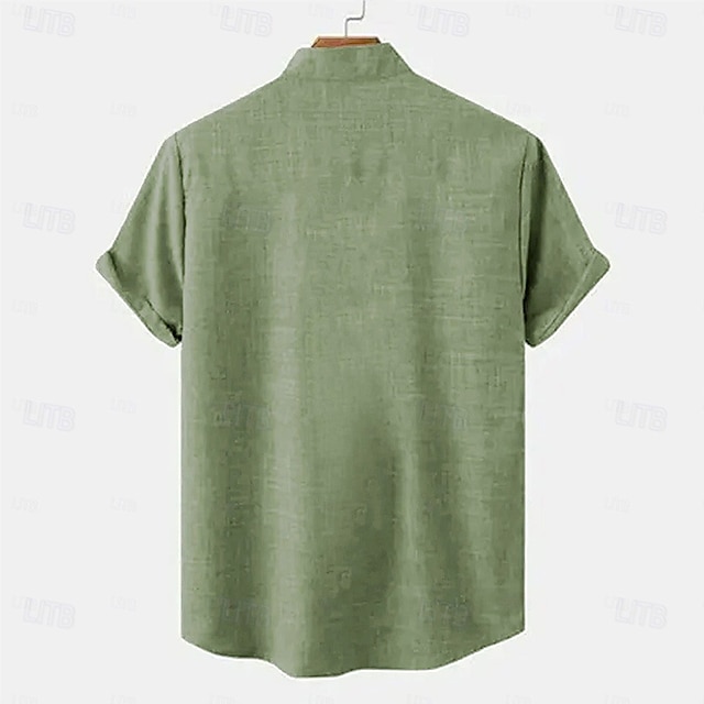Hashback Printed Linen Shirt For Men 13