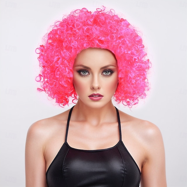  Syntetiske parykker Yaki Straight Med lugg Maskinprodusert Parykk Kort Lys Gylden Lilla Rosa Lysebrun Mørkebrun A1 Syntetisk hår Herre Blond