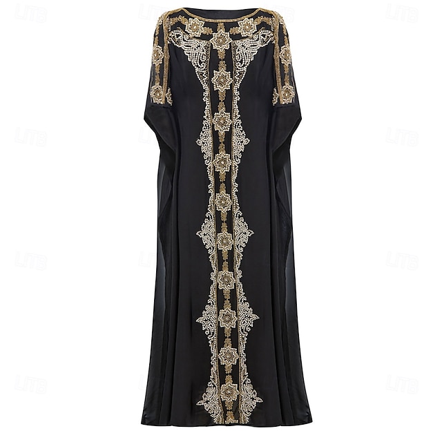  Damen Kleid Abaya Kaftan Dubai islamisch arabisch Muslim Ramadan Erwachsene Kleid