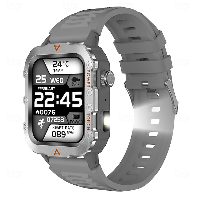  Q11 Smart Watch 1.73 inch Smartwatch Fitness Running Watch Bluetooth Pedometer Call Reminder Activity Tracker Compatible with Android iOS Women Men Hands-Free Calls Waterproof Step Tracker