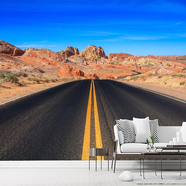  Papel tapiz de mármol paisaje 3D Decoración del hogar Mural de pared Rollo Autoadhesivo/Con adhesivo material PVC/Vinilo Decoración de pared para sala de estar