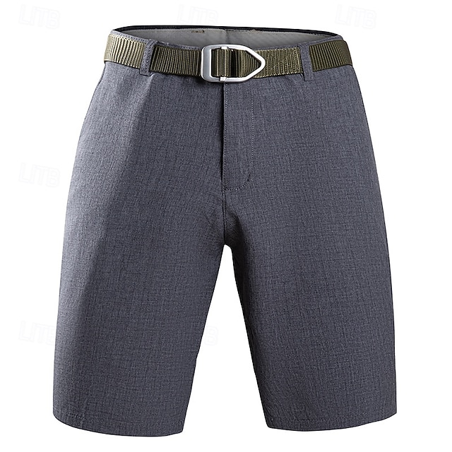  Bărbați Pantaloni Scurți Pantaloni scurti de rochie Buzunar Picior drept Simplu Confort Fără călcat Lungimea genunchiului Birou Afaceri Zilnic Modă Șic Stradă Gri fum Negru