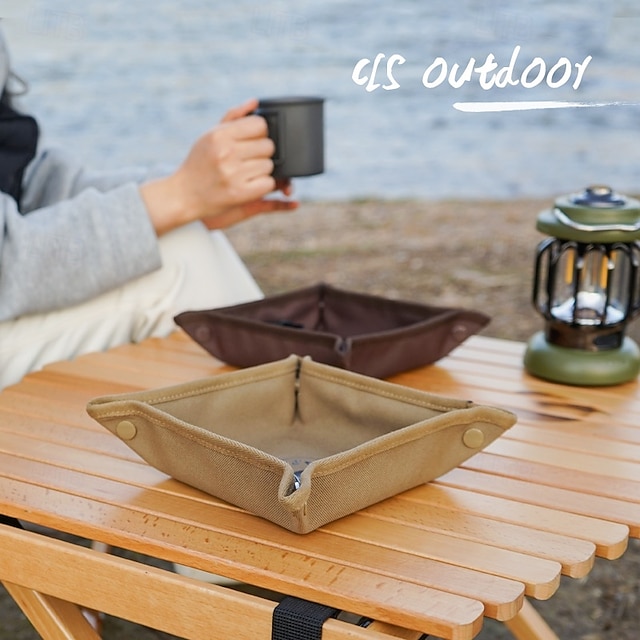 Qunature Boîte de Camping Pliable Organisateur Boîte de