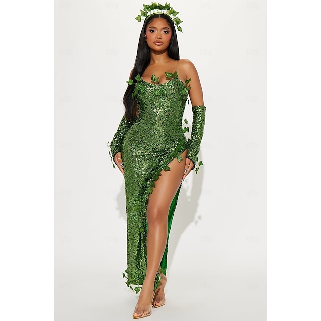  Hera Venenosa Fantasia de Carnaval Vestidos Adulto Mulheres fantasia sexy Carnaval Festa Dia Das Bruxas Carnaval Fantasia de Carnaval Fácil