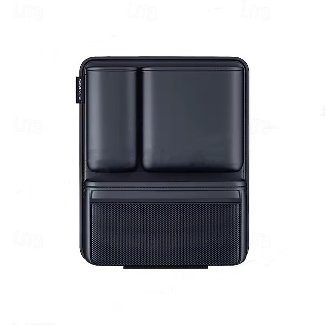  Car Trunk Organizer Hanging Backseat Storage Bag Hook and Loop Fastener Leatherette Storage Pocket for SUV/MPV/Truck
