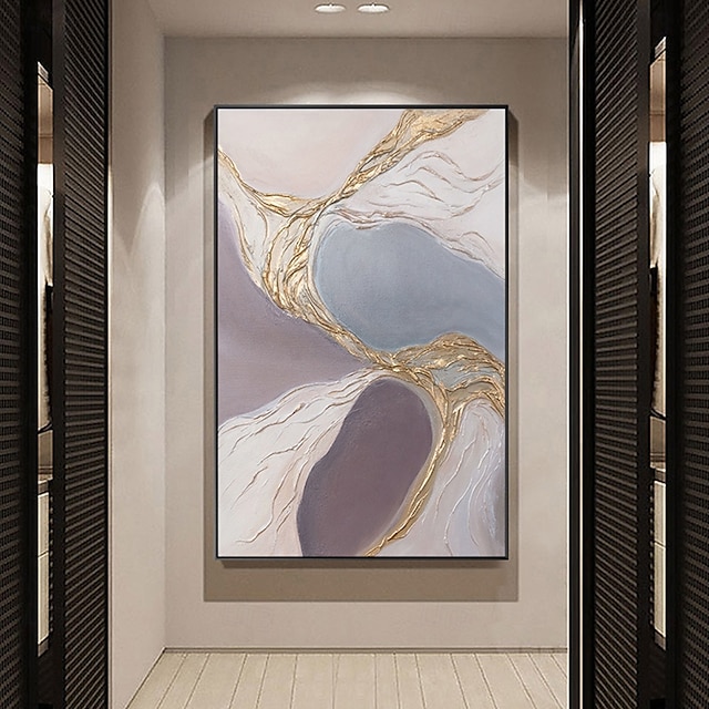  Mintura textura artesanal ouro pinturas abstratas a óleo sobre tela arte de parede decoração moderna imagem para decoração de casa rolou sem moldura pintura não esticada
