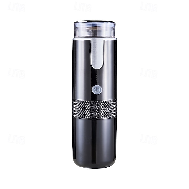  160ML Mini Wireless Portable Electric Capsule Coffee Machine Black 1200mAh USB Charging Outdoor Business Travel Car Coffee Maker