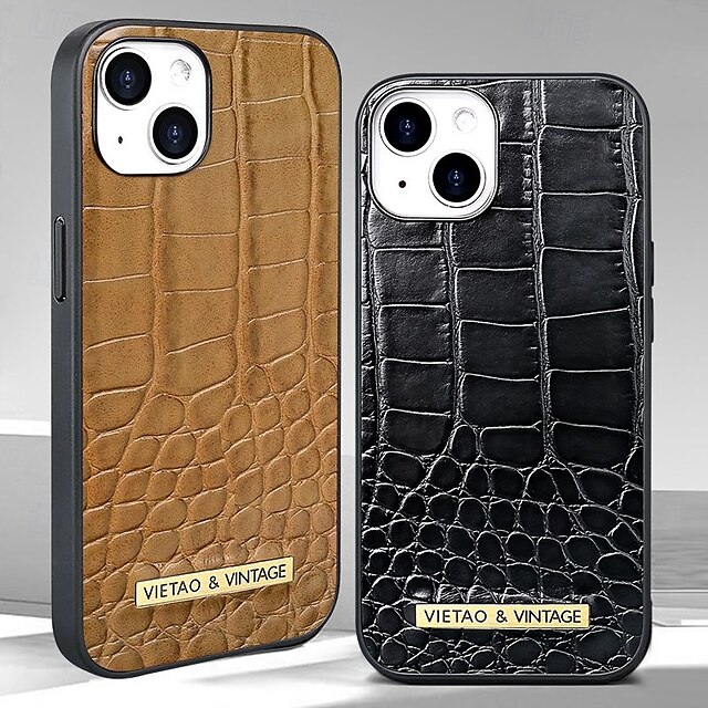  телефон Кейс для Назначение айфон 16 айфон 16 про айфон 16 про макс айфон 15 iPhone 15 Pro Max iPhone 14 Pro Max iPhone 13 12 Pro Max Кейс на заднюю панель Защита от удара Ретро Кожа PU