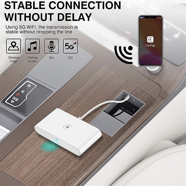  Nei Trådløst Carplay Plug and play til Universell