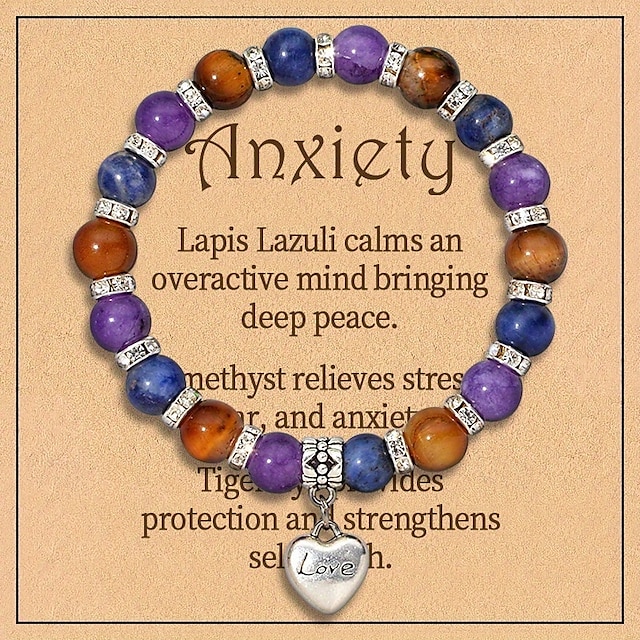  Handmade Beaded Boho Vacation Style Bracelets, Stretchable with Anxiety, No Plating, Elastic for Comfort, All-Season Wear