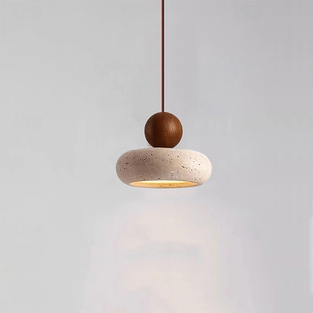 Wabi-Sabi Style Bedside Hanging Lighting Chandelier Fixture Yellow ...