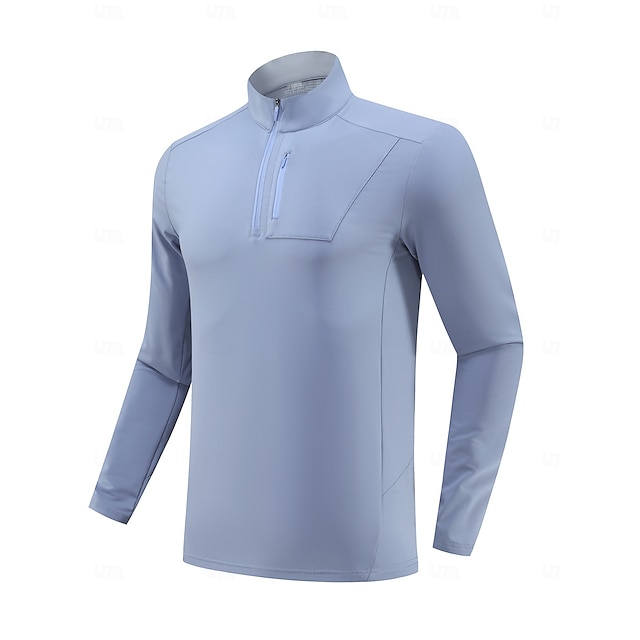 Herre Golfjakker Sort Hvid Blå Langærmet Overtøj Toppe Golftøj Tøj Outfits Bær tøj
