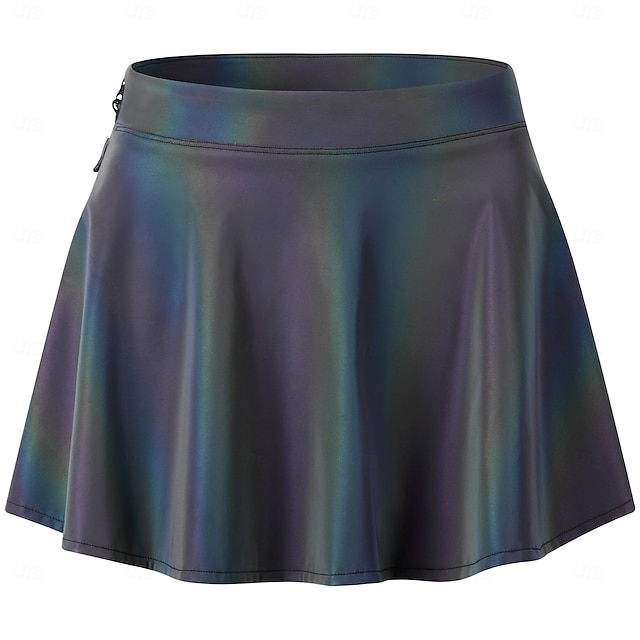  wosawe lente/zomer dames oogverblindende kleurrijke reflecterende stretch slanke eendelige fietstrui rok broek winddicht waterdicht fietsrok be118