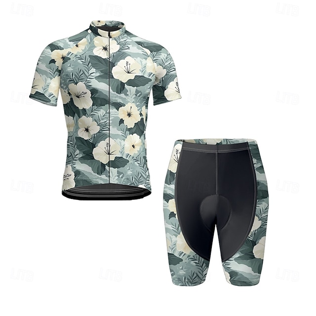 Short De Vélo Kitsbow Homme - Taille 31 - Vert - Nylon Stretch Léger - Occasion Très Bon état
