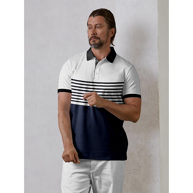  Playful Nautical Men's Polo Top UPF50+