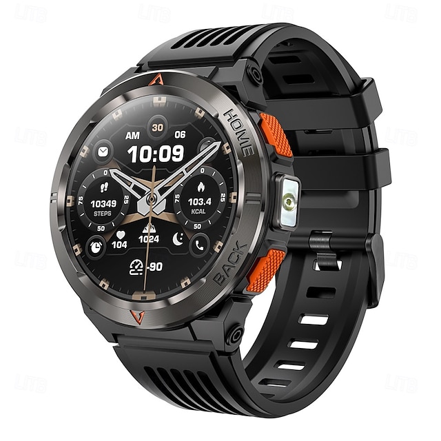  696 GS500 Smart Watch 1.43 inch Smartwatch Fitness Running Watch Bluetooth Pedometer Call Reminder Sleep Tracker Compatible with Android iOS Women Men Hands-Free Calls Message Reminder IP 67 50mm