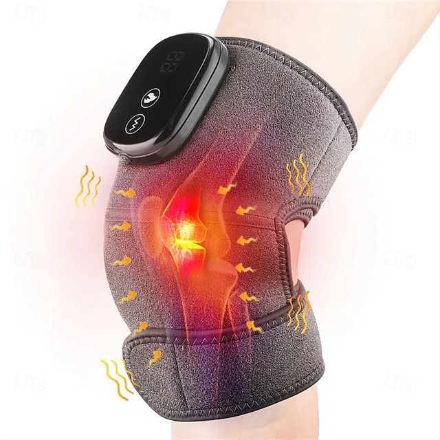  Heated Knee Massager Shoulder Brace 3-In-1 Heated Knee Elbow Shoulder Brace Wrap Vibration Knee Heating Pad 3 Adjustable Vibrations And Heating Modes for Knee Elbow Shoulder Relax Leg Warmers