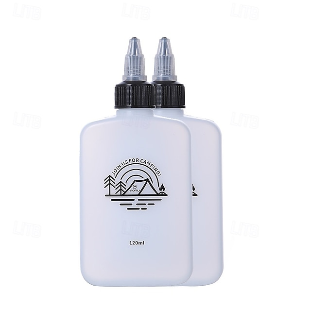  Bouteille d'huile d'extérieur de qualité supérieure pour le camping, le barbecue &randonnée - étanche, portable &récipient durable en acier inoxydable de 120 ml