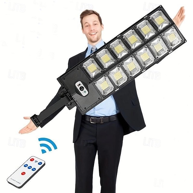  1 pc 100 W אורות ופנסים של נתיב מונע בחשמל סולרי לבן חם 24 V 504 LED חרוזים