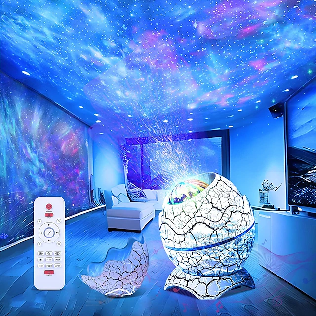 Star Projector Galaxy Projector for Bedroom Remote Control & White Noise Bluetooth Speaker 14 Colors LED Night Lights for Home Theater Party Christmas Gift 19