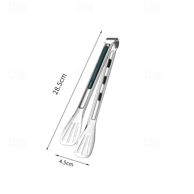  Pinzas para barbacoa de acero inoxidable de alta resistencia: pinzas duraderas para asar al aire libre para asar cortes grandes de carne