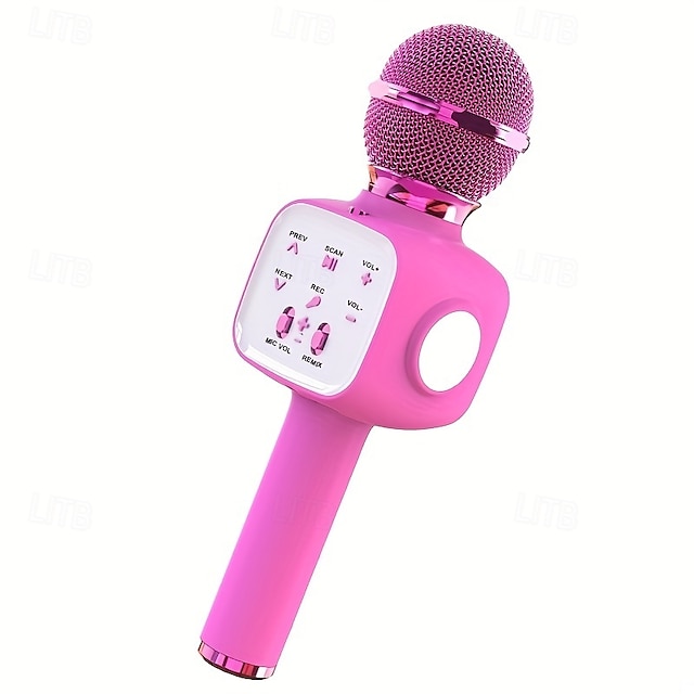  Handheld drahtloses Bluetooth-Mikrofon KTV Karaoke-Mikrofon mit Lautsprecher für iOS Android-Telefon Computer