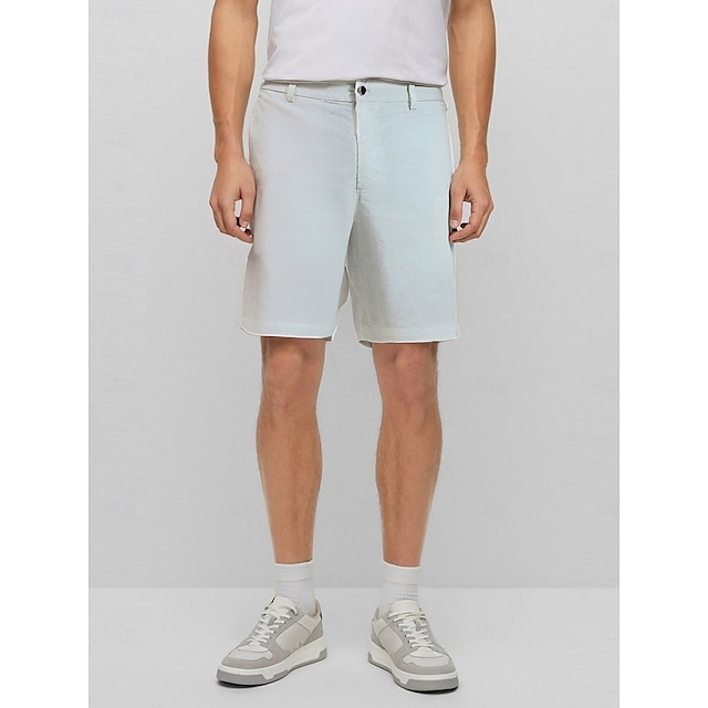  Herre Golf-shorts Sort Hvid Navyblå Underdele Golftøj Tøj Outfits Bær tøj