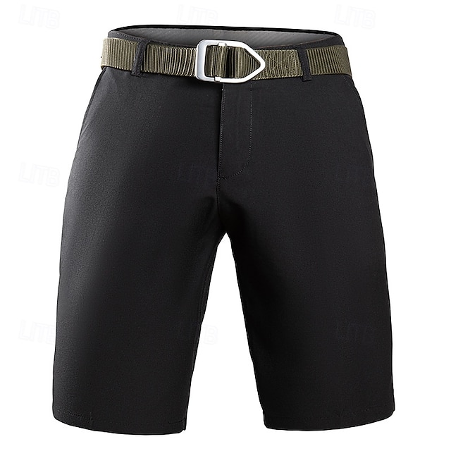  Per uomo Pantaloncini Pantaloncini eleganti Tasche Gamba dritta Liscio Comfort Senza ferro Lunghezza del ginocchio Ufficio Attività commerciale Giornaliero Di tendenza Streetwear Grigio fumo Nero