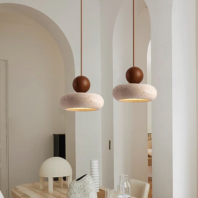 Wabi-Sabi Style Bedside Hanging Lighting Chandelier Fixture Yellow ...