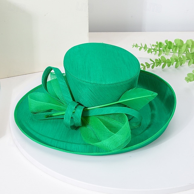  Klobouky Polyester Ležérní Plážové Jednoduchý S Mašle Přílba Pokrývky Hlavy