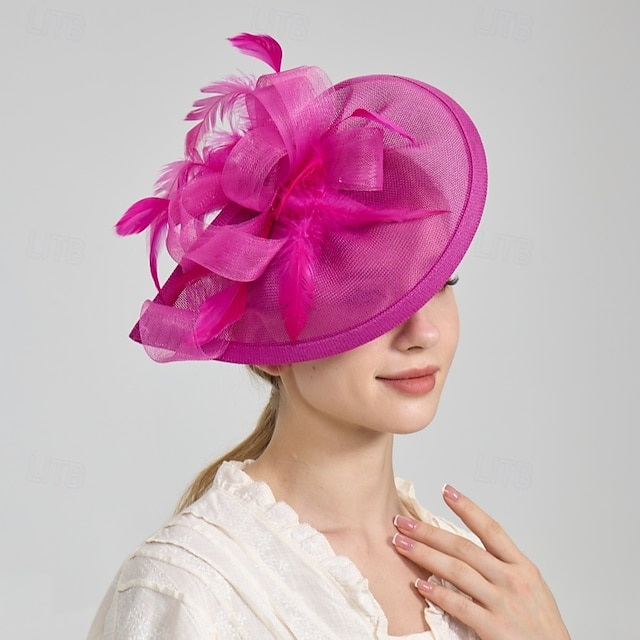  Hodeplagg Falsk Lin Bryllup Aftenselskap Elegant Bryllup Med Ren Farge Hodeplagg Hodeplagg