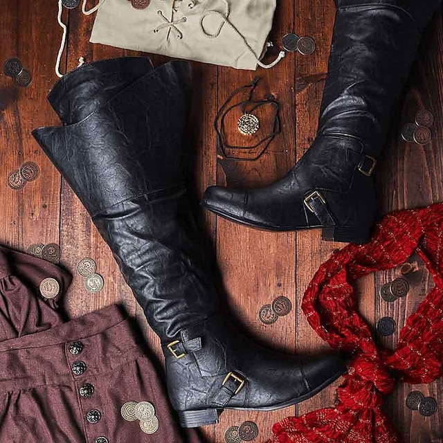  Retro Středověké Renesanční Boty Maškarní kostým Pánské Dámské Unisex Keltské Pirát předvečer Všech svatých Karneval Plesová maškaráda Večírek Plesová maškaráda Dospělé Boty