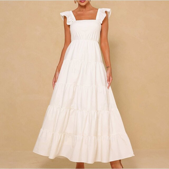  Retro Vintage Mittelalterlich Renaissance Midlänge Kleid Ausgestelltes Kleid Flattrige Ärmel Regentschaft inspiriert Damen Karneval Valentinstag Hochzeit Urlaub Alltagstauglich Erwachsene Kleid