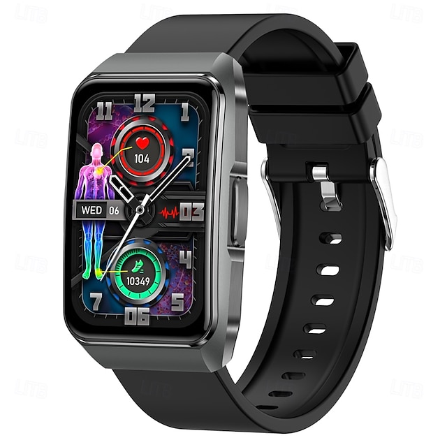  696 ET650 Εξυπνο ρολόι 1.57 inch Έξυπνο βραχιόλι Bluetooth ΗΚΓ + PPG Βηματόμετρο Υπενθύμιση Κλήσης Συμβατό με Android iOS Γυναικεία Άντρες Κλήσεις Hands-Free Υπενθύμιση Μηνύματος IPX-0