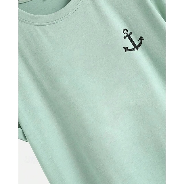  Herren T-Shirt Kurzarmshirt Kurzarm Rundhalsausschnitt Frühling & Herbst Buchstabendruck Mode Designer Druck Urlaub Straße Ausgehen Dunkelgrau Weiß Schwarz Top T-Shirt für Herren