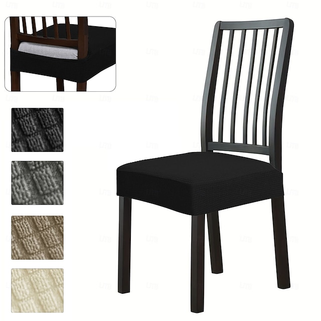  vandtæt spisestuestol sædebetræk møbelbeskytter, aftagelig og vaskbar, ideel til at beskytte spisestuestole mod spild, pletter og slid