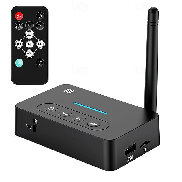  trasmettitore ricevitore audio bluetooth 5.1 adattatore audio wireless 2 in 1 per telefoni cellulari tablet tv console di gioco